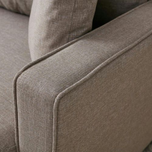 Canapé 2 Places Beige - Dossier Haut Como