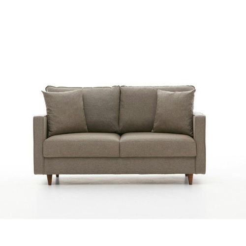 Canapé 2 Places Beige - Dossier Haut Como