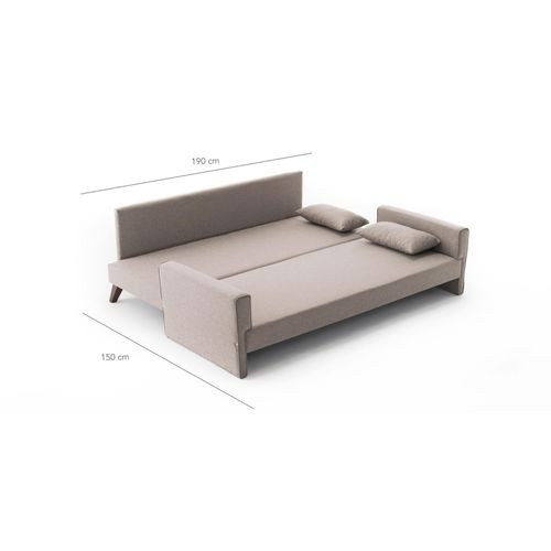 Canapé-lit Cappuccino - Dos Droit Split