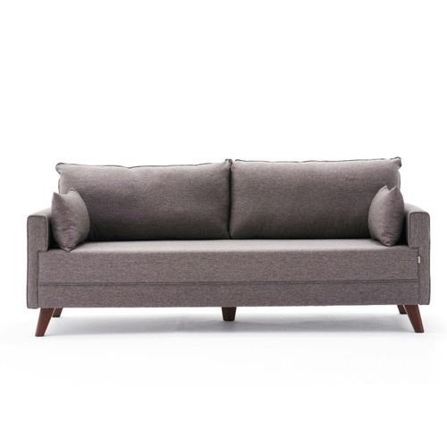 Canapé 3 Places Taupe - Dos Droit Split