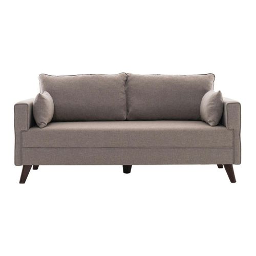 Canapé 2 Places Taupe - Dos Droit Split