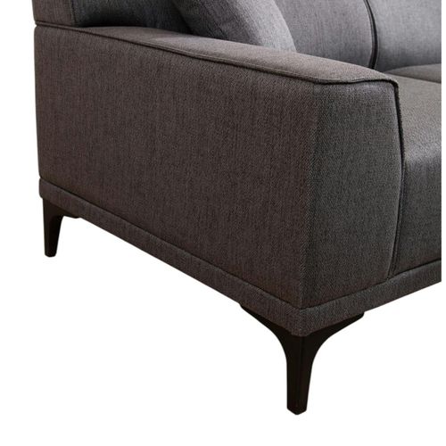 Canapé D'angle Gris Anthracite - Côté Droit Orsay