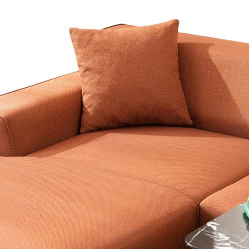 Canapé D'angle Rouille - Côté Gauche Orsay