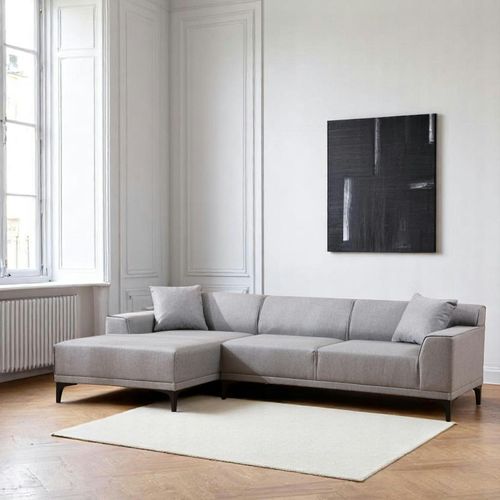 Canapé D'angle Gris Clair - Côté Gauche Orsay