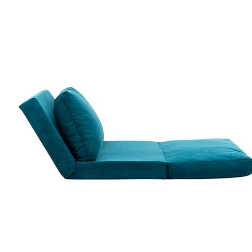 Fauteuil Convertible Bleu Canard - Tissu Modi