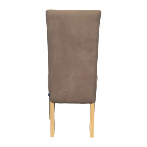 Chaise Salle à Manger Taupe Capitonnée Manoir