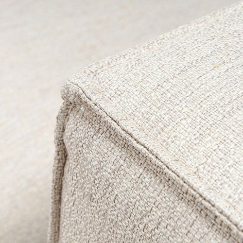 Canapé Lin 4 Places - Écru, Accoudoirs Larges Ostuni