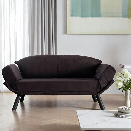 Banquette-lit Noire - Format Compact Lucca