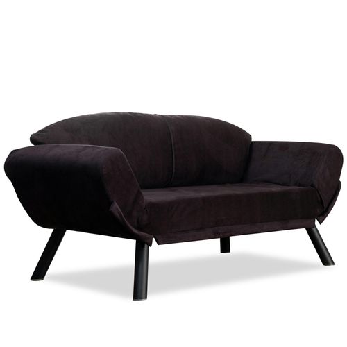 Banquette-lit Noire - Format Compact Lucca