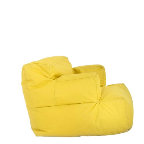 Pouf XXL Extérieur Avec Accoudoirs - Jaune Arta