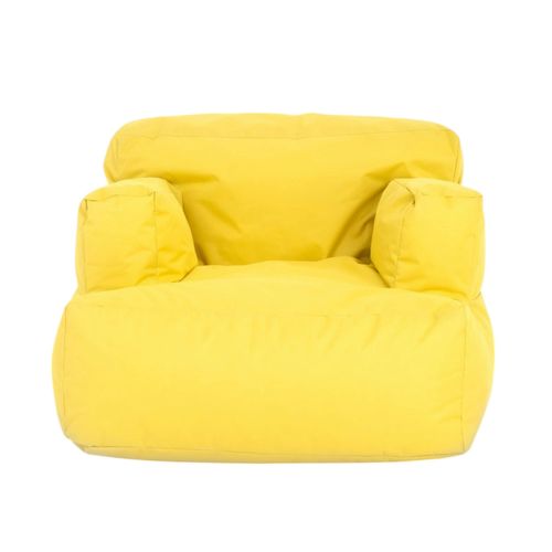 Pouf XXL Extérieur Avec Accoudoirs - Jaune Arta