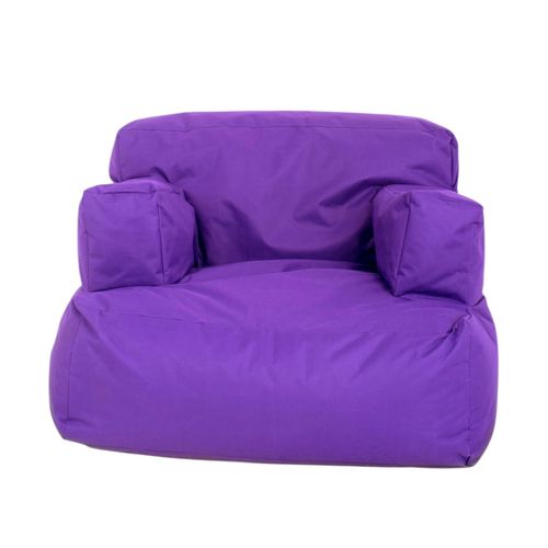Pouf XXL Extérieur Avec Accoudoirs - Violet Arta
