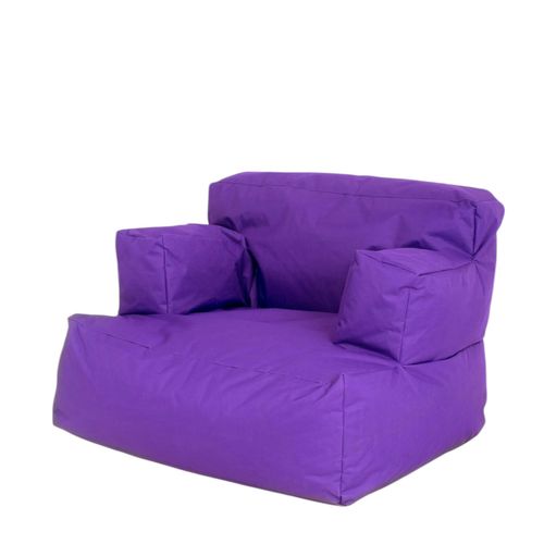 Pouf XXL Extérieur Avec Accoudoirs - Violet Arta