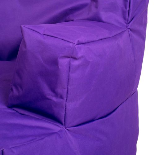 Pouf XXL Extérieur Avec Accoudoirs - Violet Arta