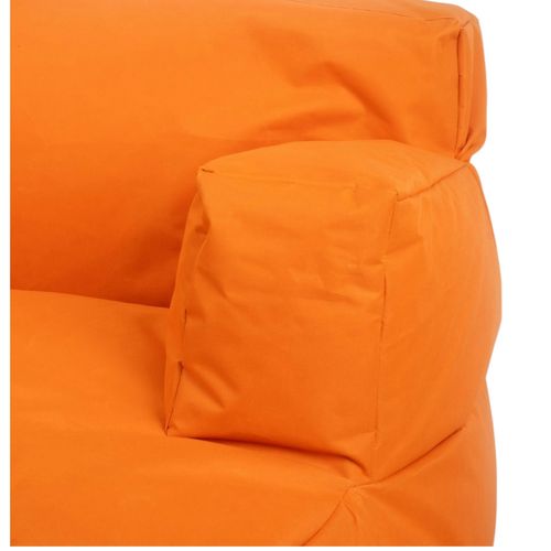 Pouf XXL Extérieur Avec Accoudoirs - Orange Arta