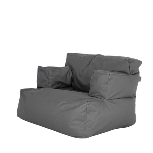 Pouf XXL Extérieur Avec Accoudoirs - Gris Arta