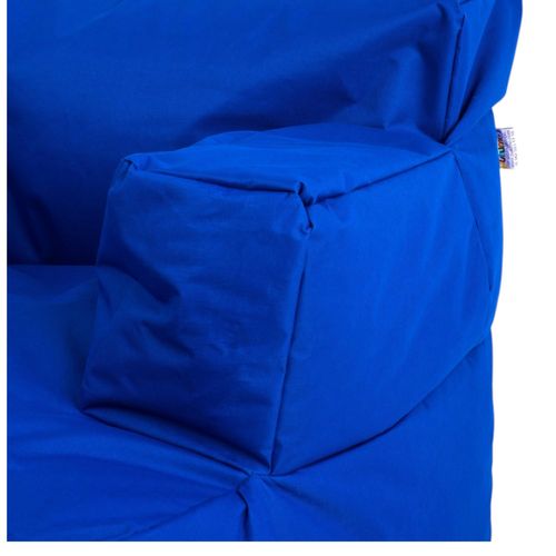 Pouf XXL Extérieur Avec Accoudoirs - Bleu Arta