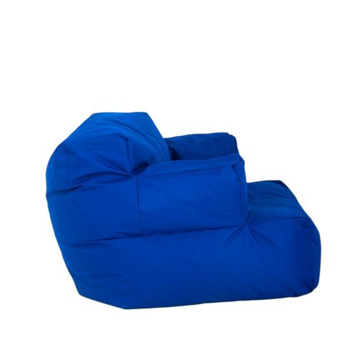Pouf XXL Extérieur Avec Accoudoirs - Bleu Arta