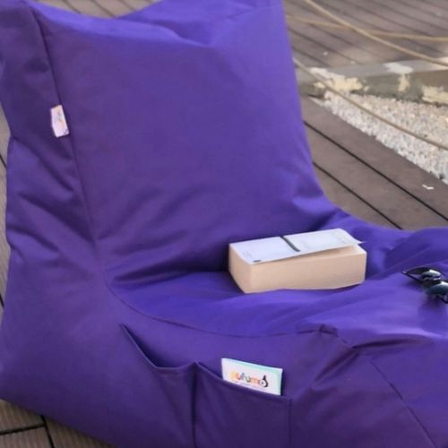 Pouf Bain De Soleil XXL Imperméable – Violet Arta