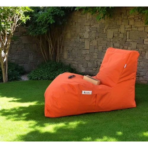 Pouf Bain De Soleil XXL Imperméable – Orange Arta