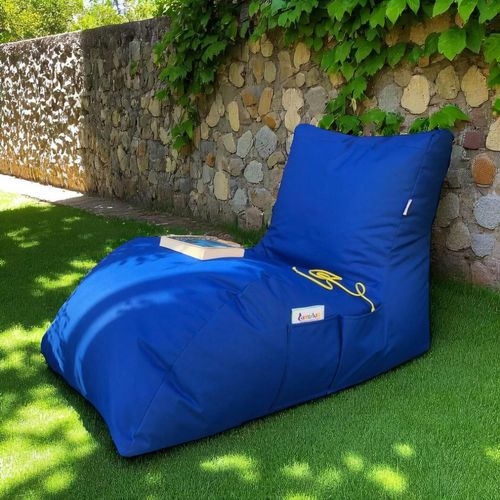 Pouf Bain De Soleil XXL Imperméable – Bleu Arta