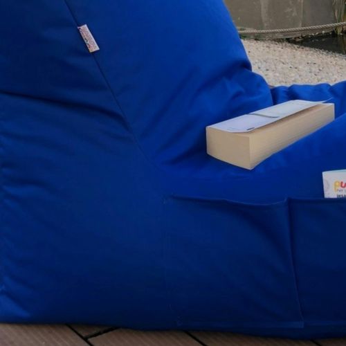 Pouf Bain De Soleil XXL Imperméable – Bleu Arta