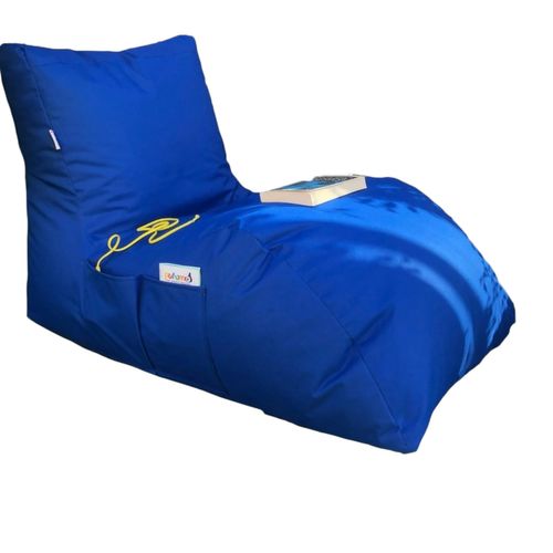 Pouf Bain De Soleil XXL Imperméable – Bleu Arta
