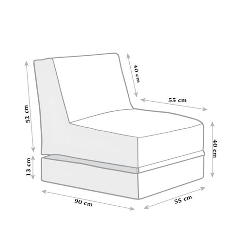 Pouf Bain De Soleil Extérieur Rose Arta