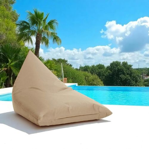 Pouf Berlingot Extérieur Taupe Arta