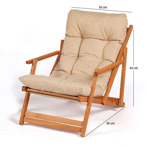 Chilienne Beige Pliante - Grand Confort Sora