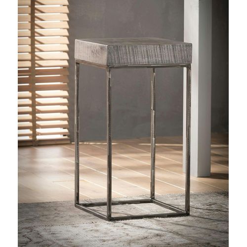 Sellette Bois De Manguier Gris 70 Cm Lucknow