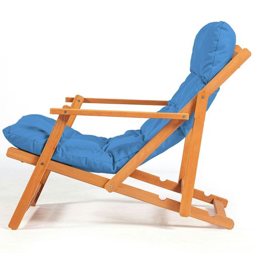 Salon Jardin Détente Bleu - 2 Assises Confort Sora