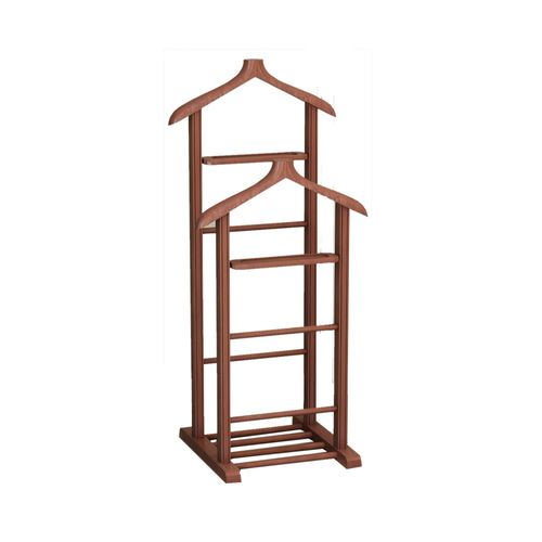Valet De Chambre Double - Bois Marron, Vide-poches Sitia