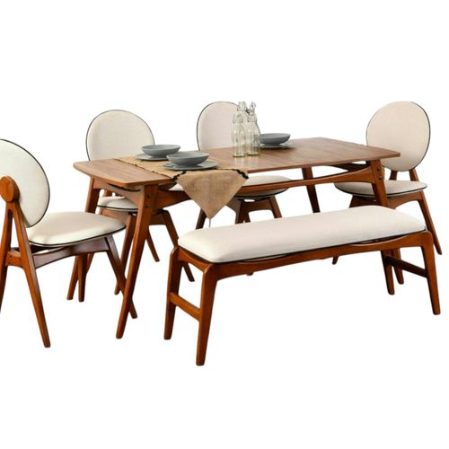 Ensemble Salle à Manger Vintage - 6 Places Sitia