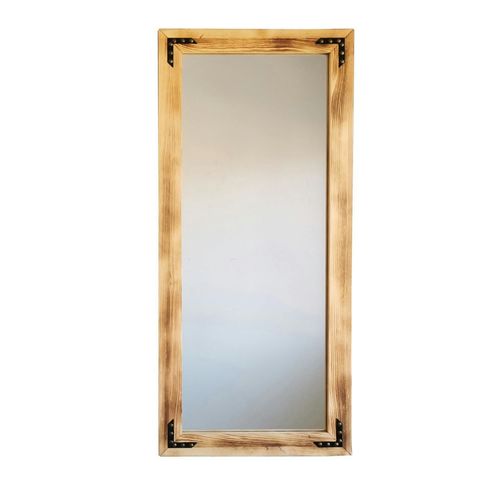 Miroir Mural En Bois Clair - Format Vertical Hilo