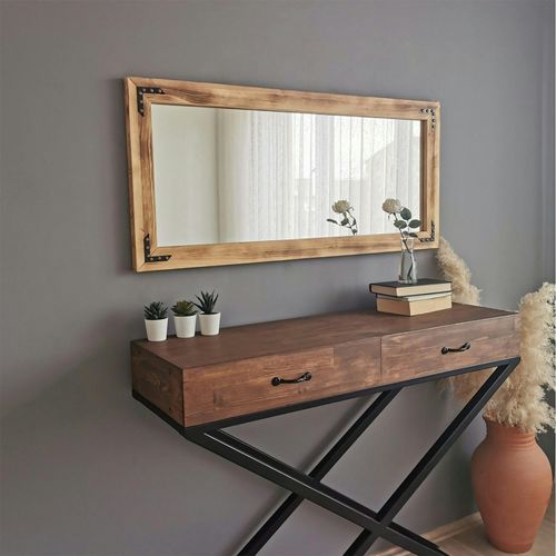 Miroir Mural En Bois Clair - Format Horizontal Hilo
