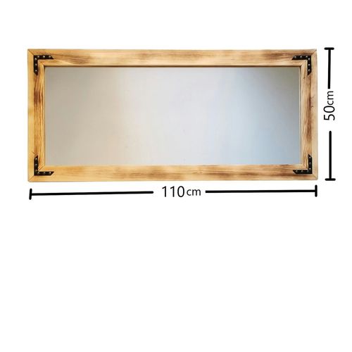 Miroir Mural En Bois Clair - Format Horizontal Hilo
