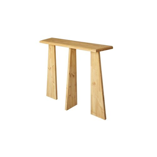 Console D'entrée En Bois Clair - 3 Pieds Sitia
