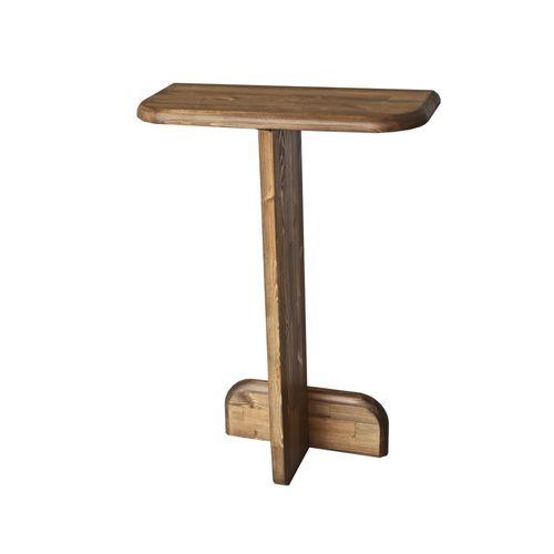 Console D'entrée Design En Bois Brun Sitia