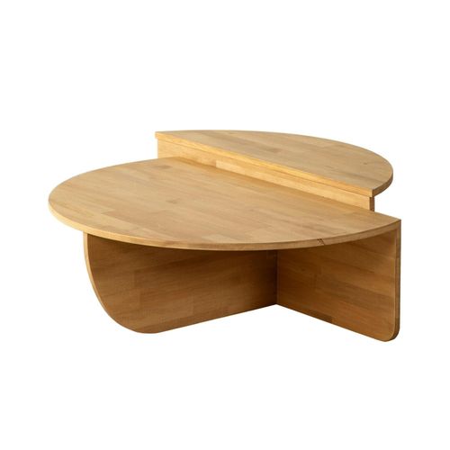Table Basse Design En Bois Clair - 2 Modules Sitia