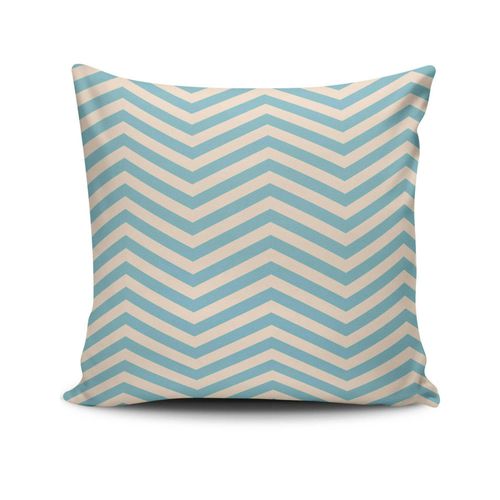 Coussin Bleu Motif Graphique Izmir