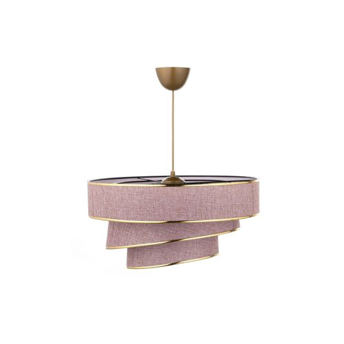 Suspension Moderne Couleur Blush – Abat-jour Triple Zurich