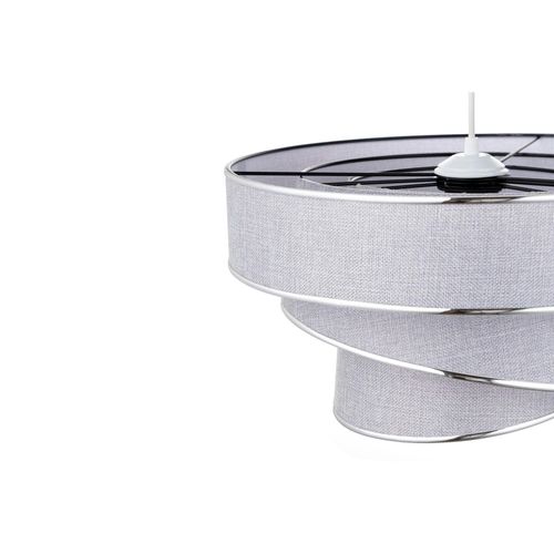 Suspension Moderne Grise - Abat-jour Triple Zurich