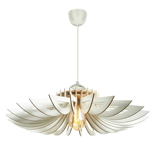 Suspension Blanche Moderne - Forme Florale Biel