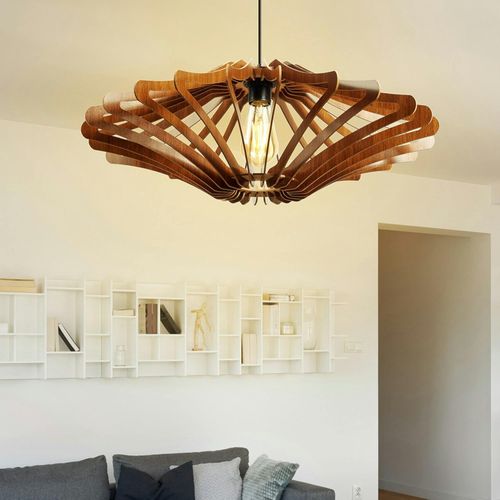 Suspension Salle à Manger Marron - Forme Graphique Biel