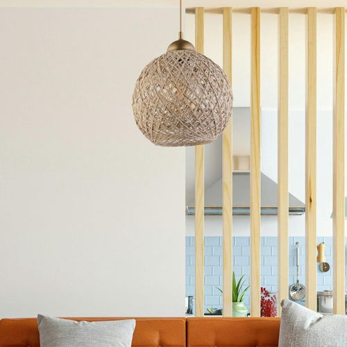 Suspension Bohème En Jute Naturelle - Finition Cuivre Arosa