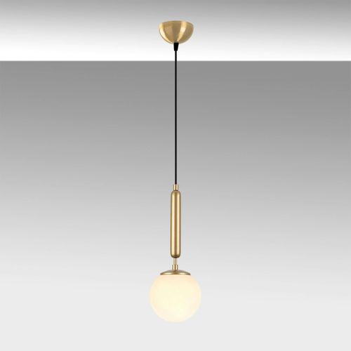 Suspension De Chambre – Globe Blanc Et Or Sierre