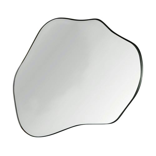 Miroir Design Organique - Bords Noirs Brig