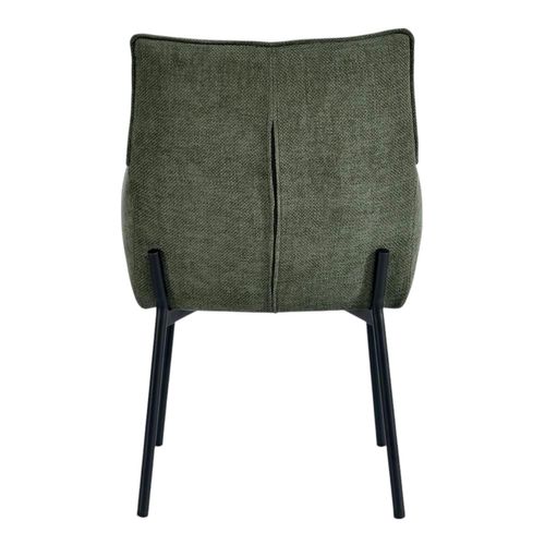 Chaise De Salle à Manger Bi-matière Verte (lot De 2) Kerala