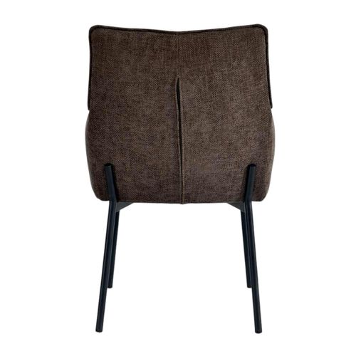 Chaise De Salle à Manger Bi-matière Marron (lot De 2) Kerala